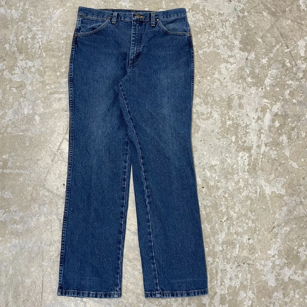 Wrangler Jeans 33x30 Blue Pants Slim 936 Cowboy Western‎ Denim Work Fits 31x30